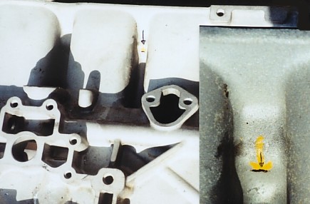 Head bolt boss break-out